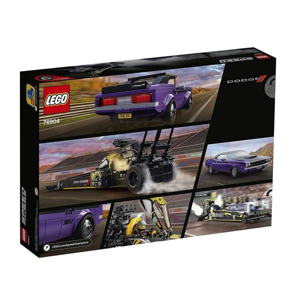 LEGOSpeedChampions Mopar Dodge//SRT Top Fuel Dragster. 1970 Dodge Challenger T/A - Picture 2 of 8